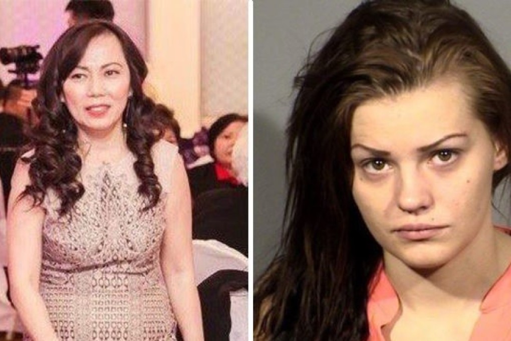 Las Vegas nail salon owner Nhu ‘Annie’ Ngoc Quynh Nguyen (left), and Krystal Whipple, who police say killed Nguyen when she ran her over in a stolen car, after leaving Nguyen's salon without paying. Photos: Nguyen family via Las Vegas Police Department