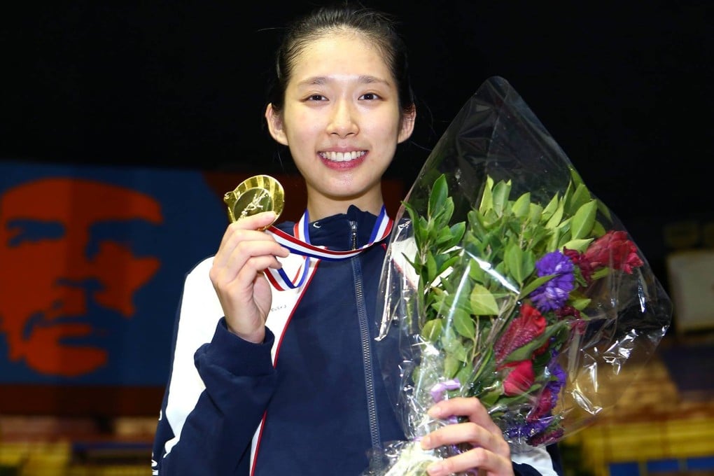 Vivian Kong poses with her World Cup medal in Havana, Cuba. Photo: Devin Manky