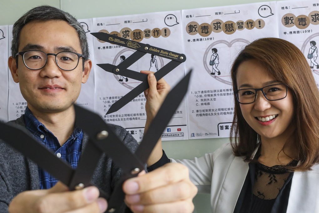 Hong Kong Baptist University maths instructors Mark Lau and Silian Wong. Photo: Dickson Lee
