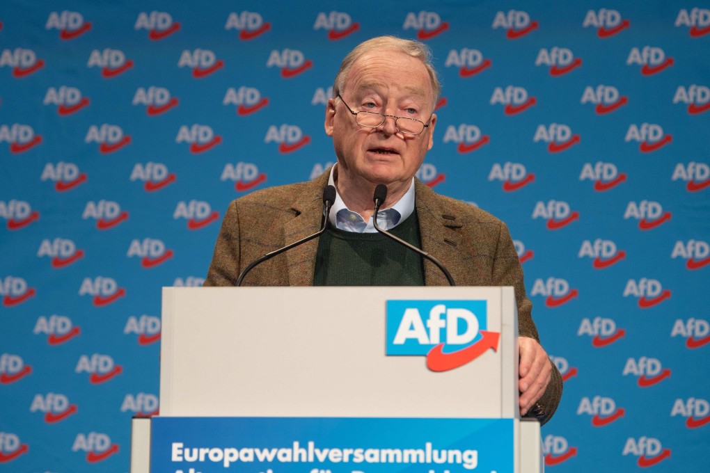 Co-leader of Alternative for Germany (AfD) Alexander Gauland gives a speech during his party’s meeting on January 13, 2019 in Riesa near Dresden, eastern Germany. Photo: AFP