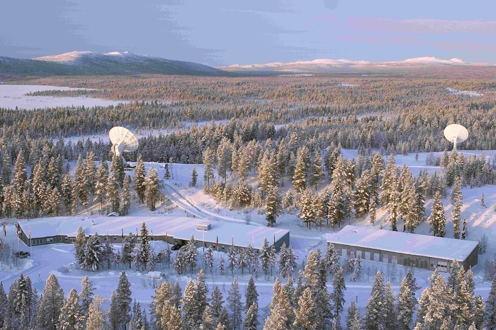 The station in Kiruna, northern Sweden, was built by China in 2016 and relays images of the artic regions. Photo: ESA