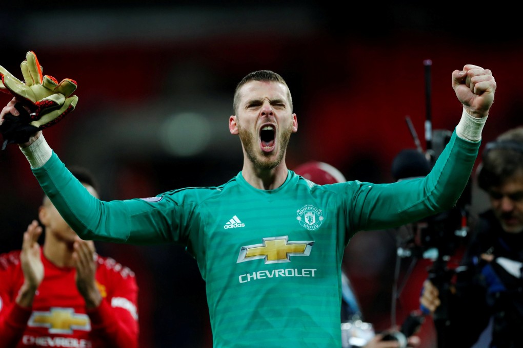 Manchester United goalkeeper David de Gea is among the best to have played at the club according to manager Ole Gunnar Solskjaer. Photo: Reuters