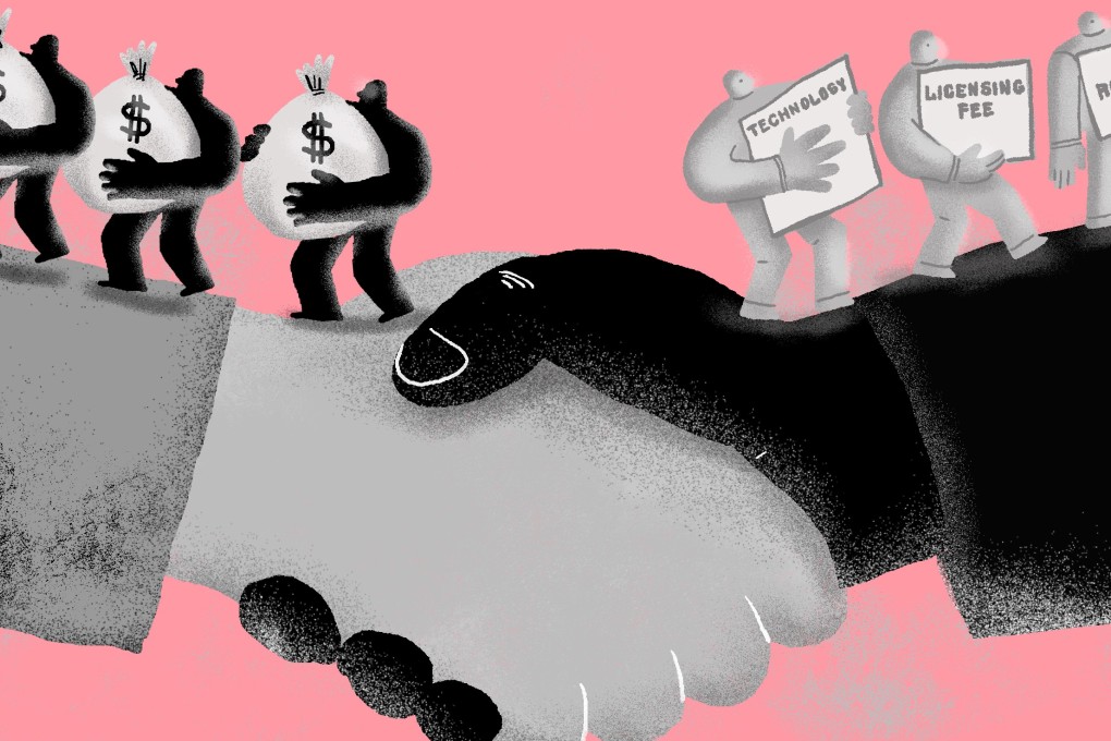 Forced technology transfer has been a longstanding complaint of the United States against China. Illustration: Brian Wang