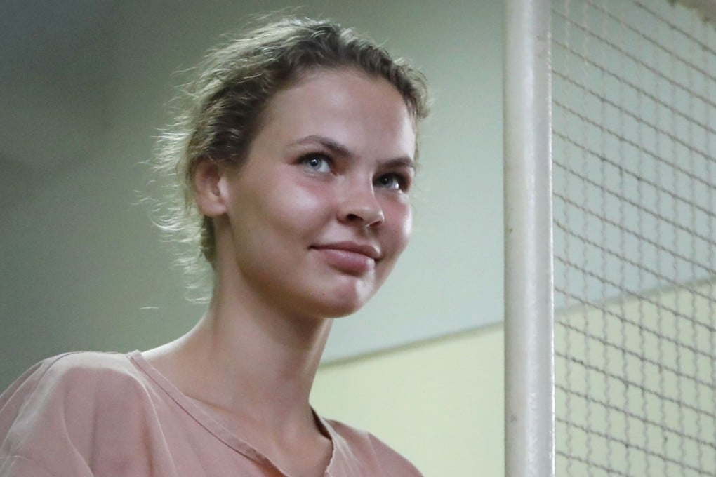 Belarusian model Anastasia Vashukevich. Photo: AFP