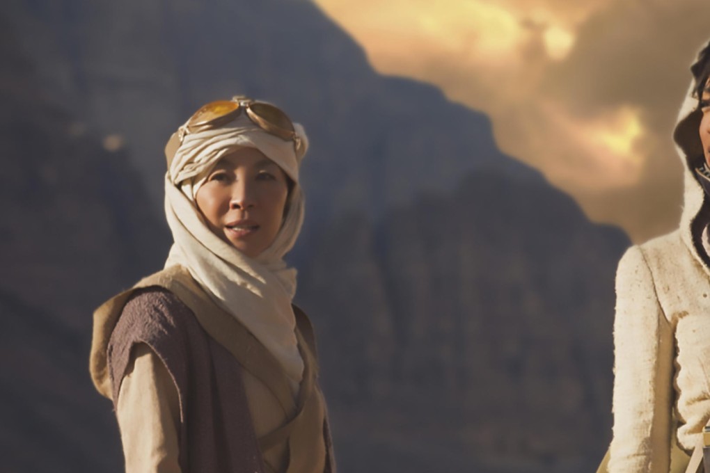 Michelle Yeoh (left) as Captain Philippa Georgiou and Sonequa Martin-Green as Michael Burnham in a scene from Star Trek: Discovery. Yeoh is getting her own Star Trek show,
