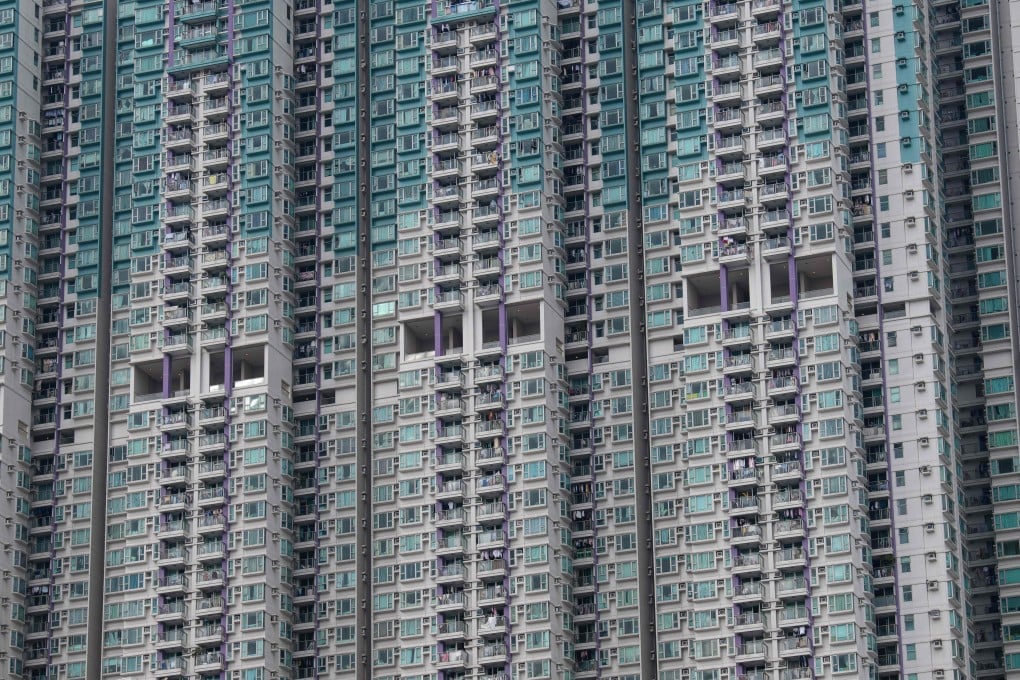 A residential housing complex in Hong Kong. Photo: AFP