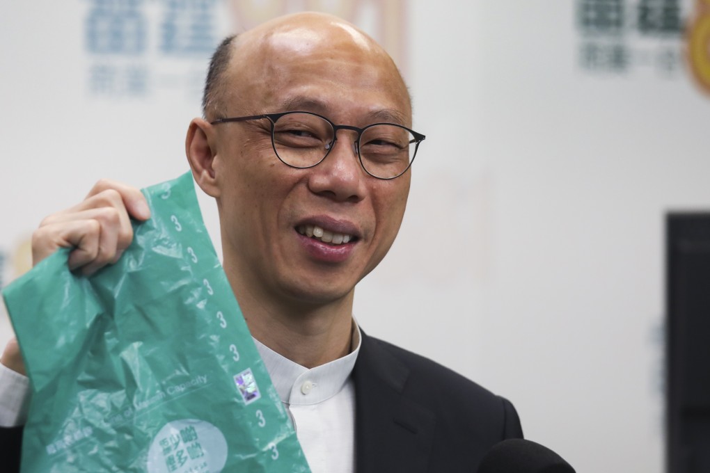 Environment Secretary Wong Kam-sing speaks about a waste charging scheme on an RTHK radio programme on November 1. Photo: Xiaomei Chen