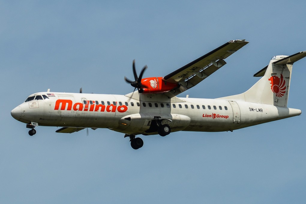 An ATR 72 aircraft of Malindo Air landing at the Langkawi International Airport. Photo: Alamy