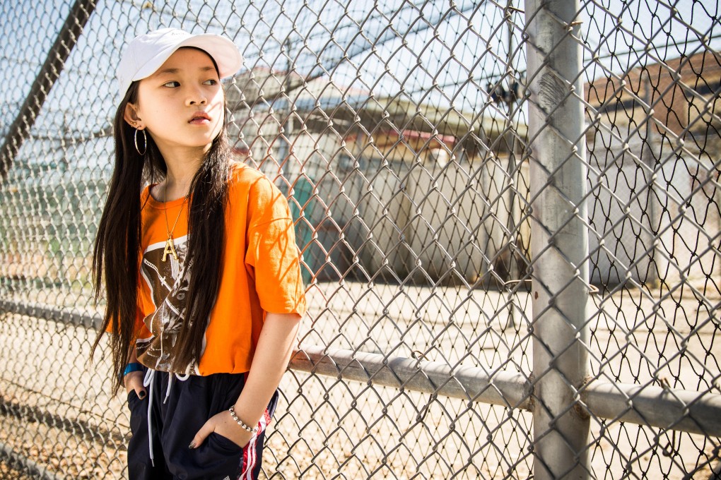 Amy Zhu, a 10-year-old hip-hop dancer from Chengdu, seems unaffected by the controversy around her, saying she just wants to study hard at school and practise dance.