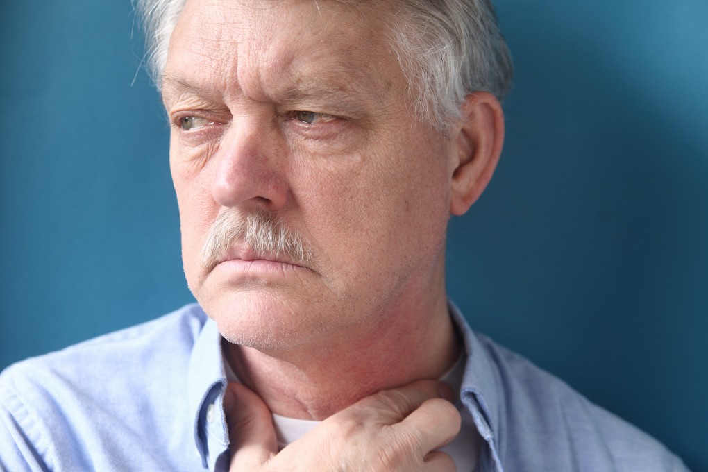 Following a laryngectomy, a small silicon device can be implanted in the throat that allows people to speak by pressing the hole with their fingers to regulate airflow through the prosthesis and so create sound. But a new app is helping patients use their own voice.