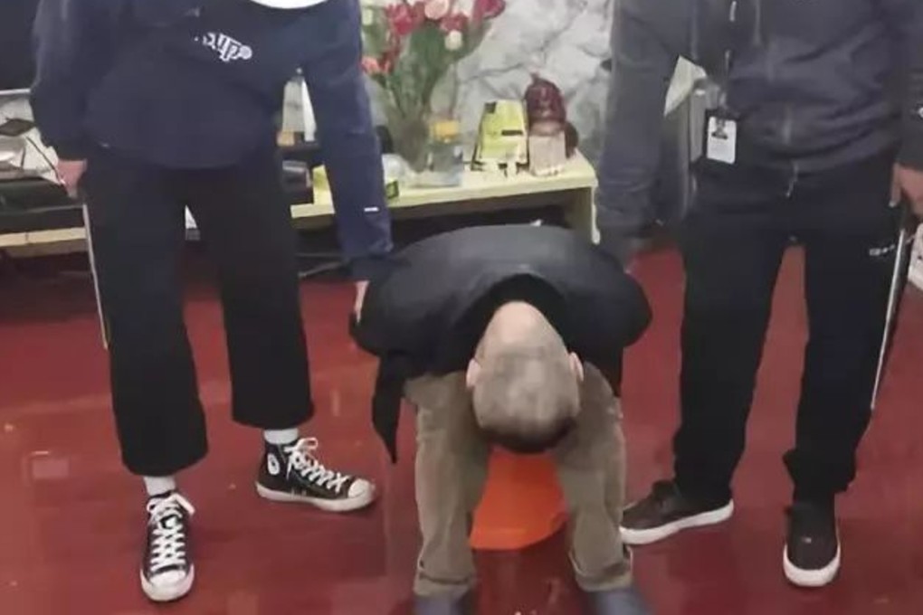 Police officers collared Lei after watching his home in Luzhou city, Sichuan, and discovering his laboratory under a stair. Photo: The Paper
