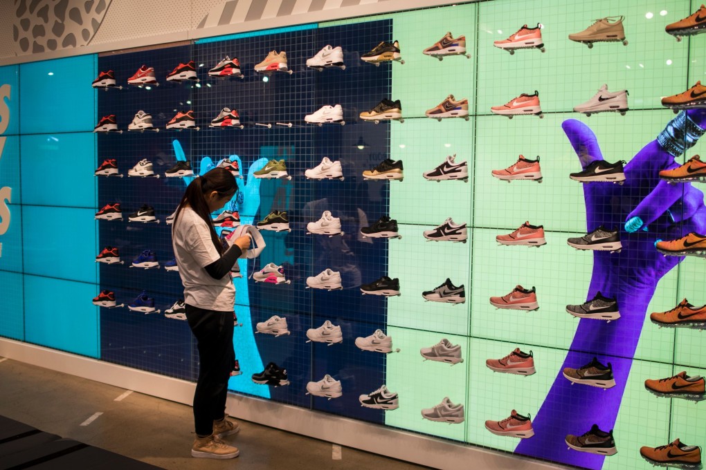 Nike is one of 66 international companies criticised by China for “misidentifying” Taiwan on their websites. Photo: AFP