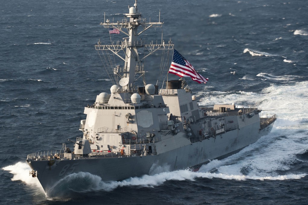 Beijing slammed Washington after the USS McCampbell, a guided missile destroyer, sailed near the disputed Paracel Islands in the South China Sea. Photo: US Navy