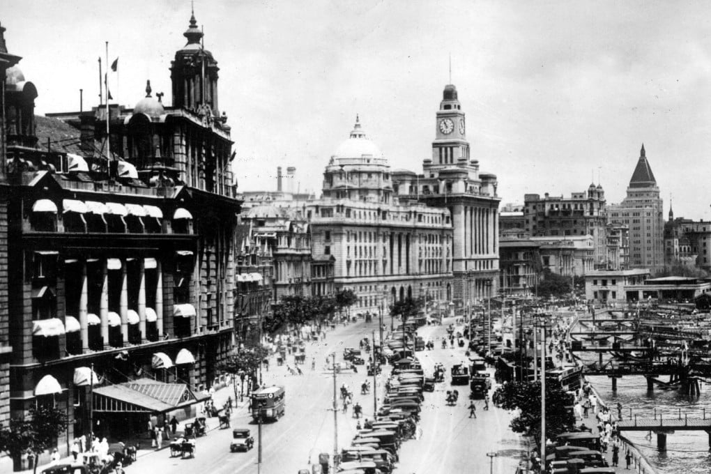 The Bund in Shanghai, in the 1930s. Picture: Alamy