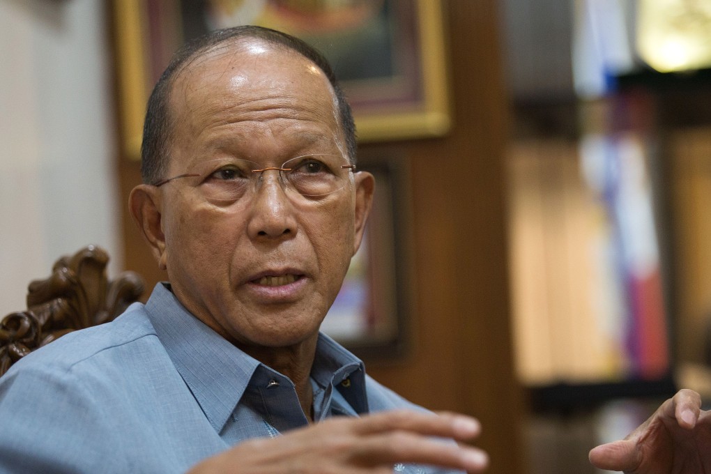 Defence secretary Delfin Lorenzana. Photo: Bloomberg