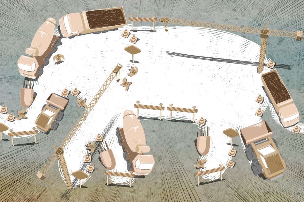 Are Hong Kong’s mega projects critical infrastructure or elephants built with a political agenda? Illustration: Lau Ka-kuen