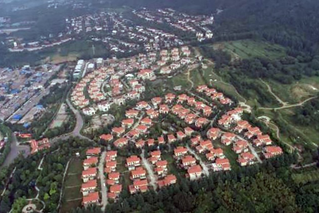 Illegal villas in Shaanxi. Photo: Internet