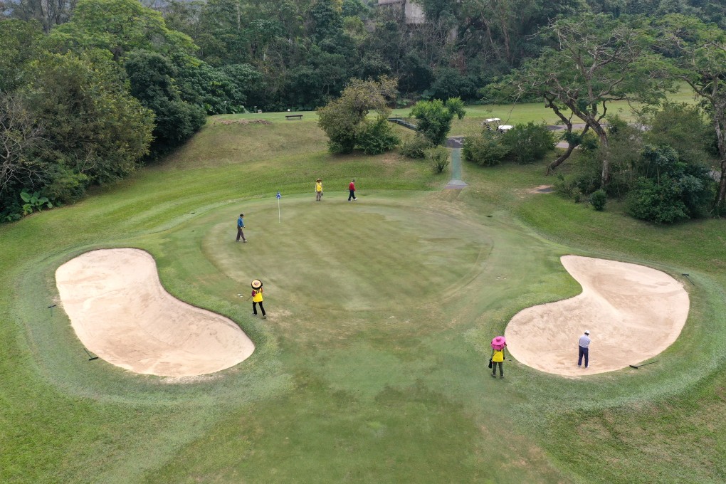 A section of the Hong Kong Golf Club in Fanling. The land supply task force has recommended redeveloping 32 hectares of the 172-hectare course for housing. Photo: Roy Issa