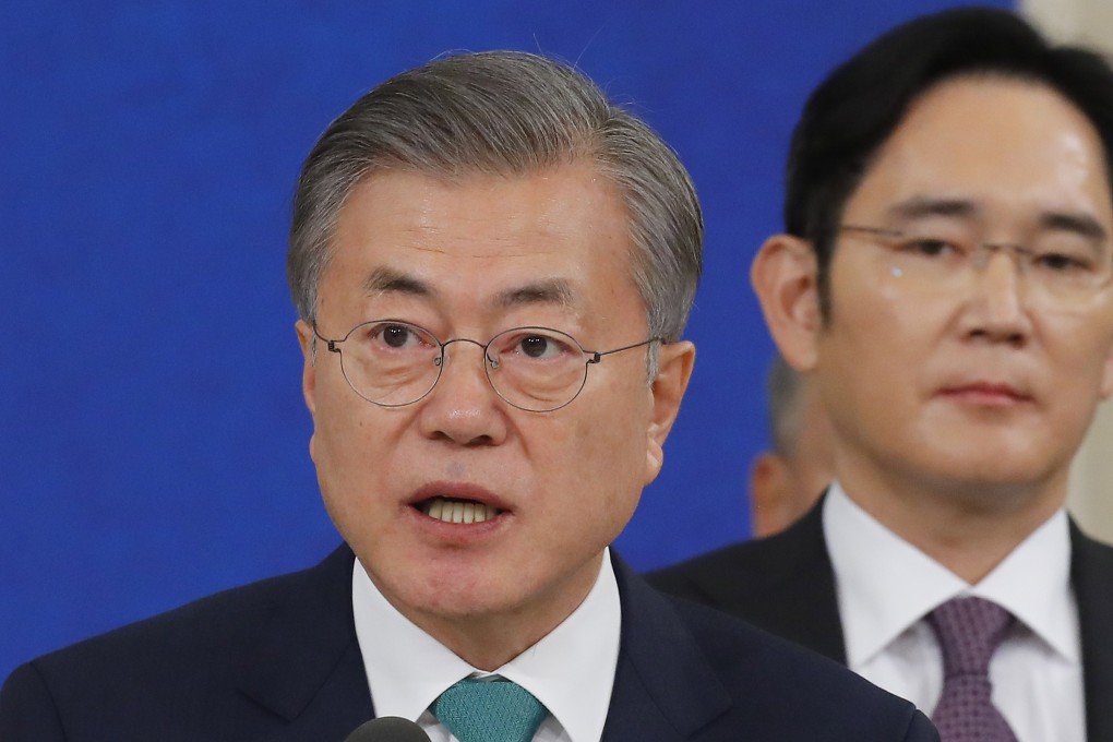South Korean President Moon Jae-in. Photo: EPA