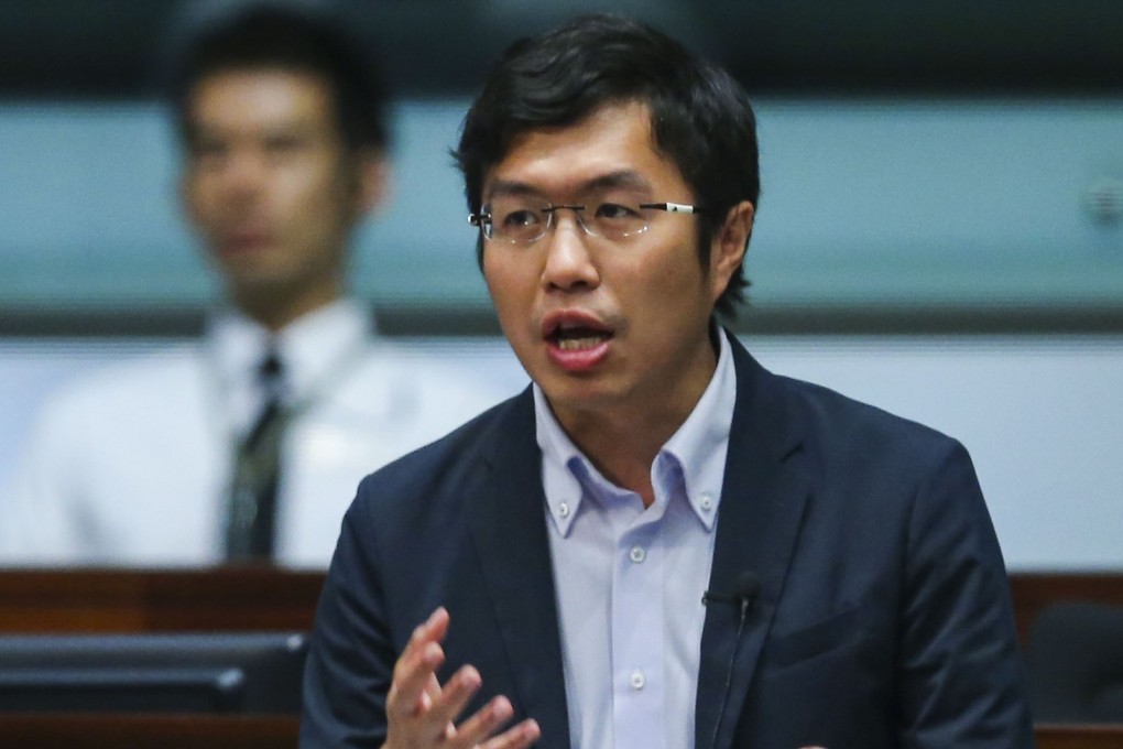 Au Nok-hin was one lawmaker to express concerns over the collection of personal data at the new Tseung Kwan O tunnel. Photo: Dickson Lee