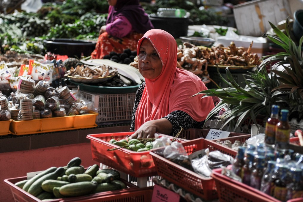 A market in Kota Baru, Kelantan, which is governed by the Islamic party PAS. Photo: AFP