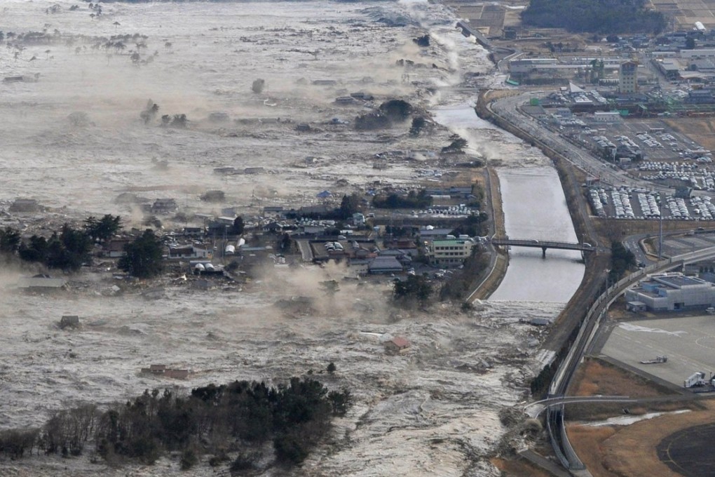 An earthquake that struck Japan in March 2011 unleashed a massive tsunami. Photo: AP/Kyodo