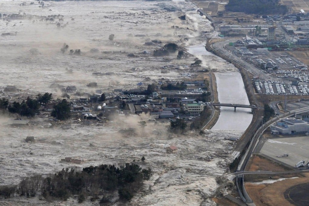 An earthquake that struck Japan in March 2011 unleashed a massive tsunami. Photo: AP/Kyodo