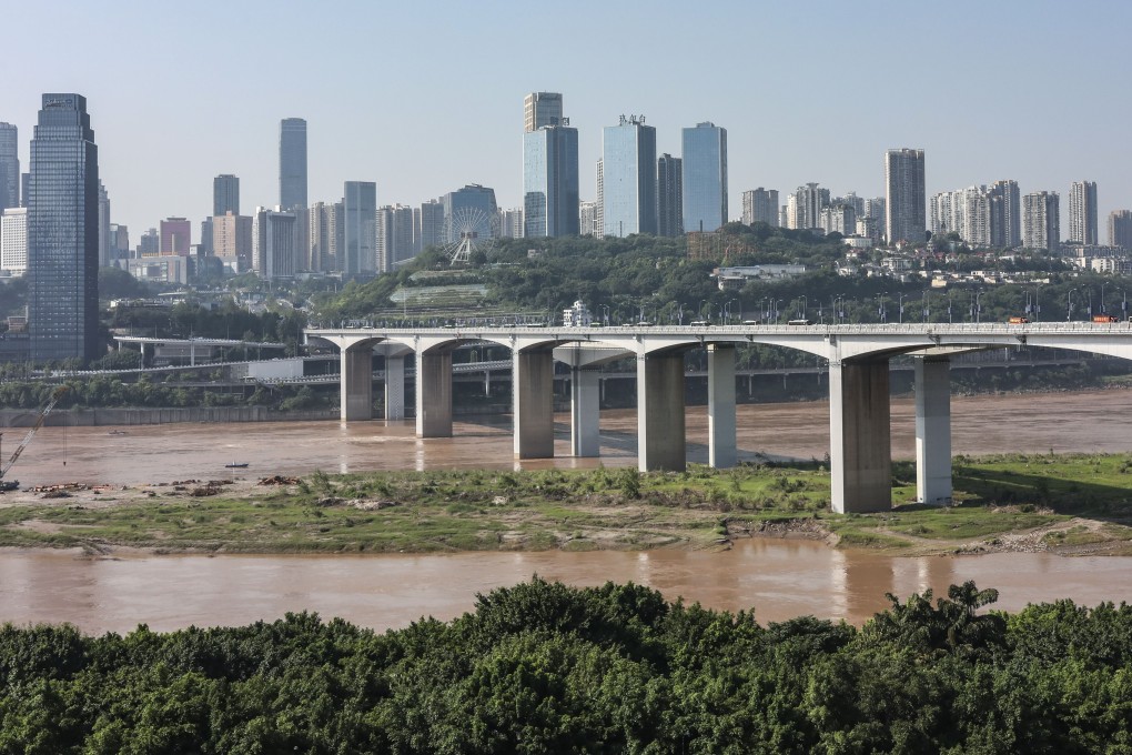 A view of downtown Chongqing. The rise and fall of the city’s economy offers a micro view of China’s painful process of rebalancing its economy. Photo: Simon Song