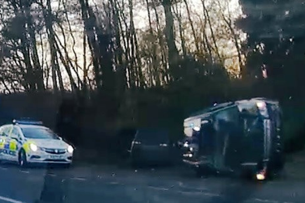 On Thursday, Prince Philip escaped without injury when his car flipped over following a crash with another vehicle close to Sandringham. Photo: Reuters