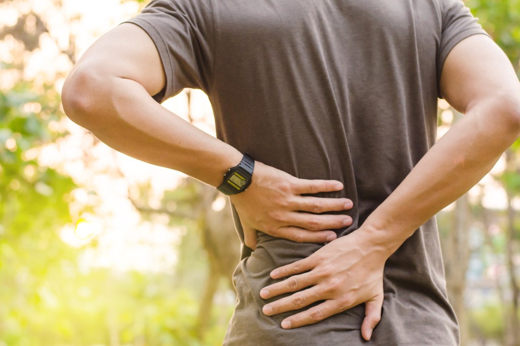 A man with back pain, not shown, injected himself monthly for 18 months with his own semen as an alternative cure.