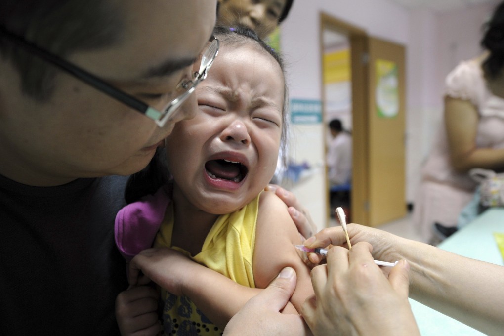 Mainland China’s human vaccine market amounted to 21.6 billion yuan in 2017, or 11.5 per cent of the global total. Photo: AP
