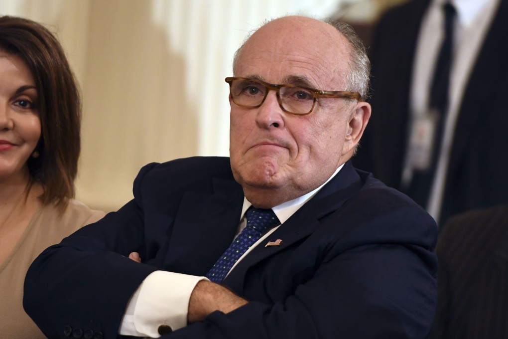 Rudy Giuliani, a lawyer for US President Donald Trump, said Sunday that Trump had conversations about a proposed project to build a Trump Tower in Moscow throughout the 2016 presidential campaign, far later than previously acknowledged. Photo: AFP