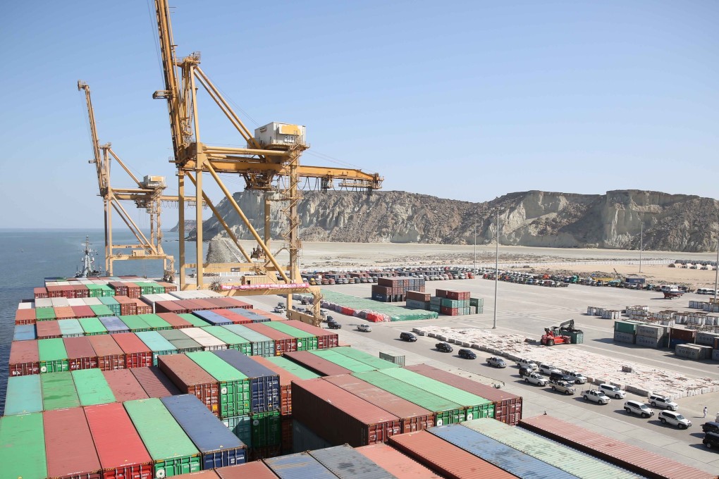 Chinese goods arrive at Gwadar port in Pakistan. The country is one of 125 involved in China’s belt and road trade and infrastructure strategy. Photo: Xinhua