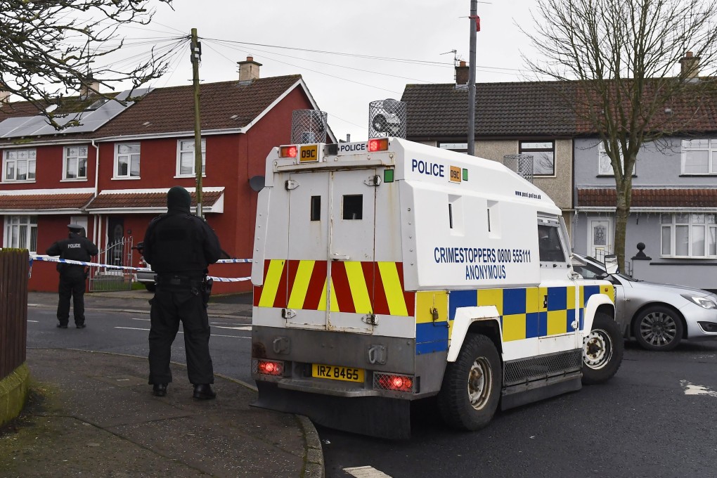 Armed police at the scene of a security alert in Londonderry on January 21, 2019. Photo: Reuters