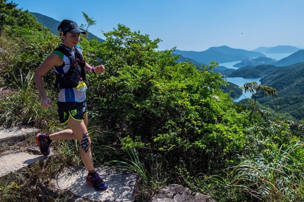 Marie McNaughton running to victory at the HK50. Photos: Action Asia Events