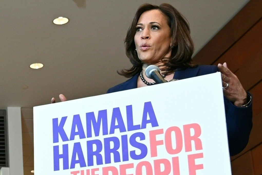 US Senator from California, Kamala Harris after announcing that she is seeking to become the first African American woman to hold the office of US president. Photo: AFP