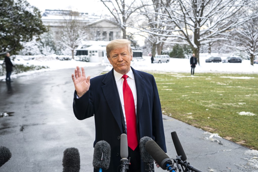 US President Donald Trump has made the performance of the US stock market central to his claims that his policies are working, leaving him in an awkward position since market struggles began in the autumn. Photo: EPA-EFE