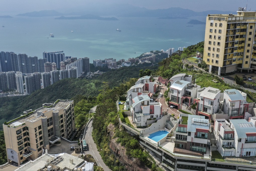 Luxury apartments and residential buildings at Mount Kellett Road, on Hong Kong’s exclusive The Peak. Photo: Roy Issa