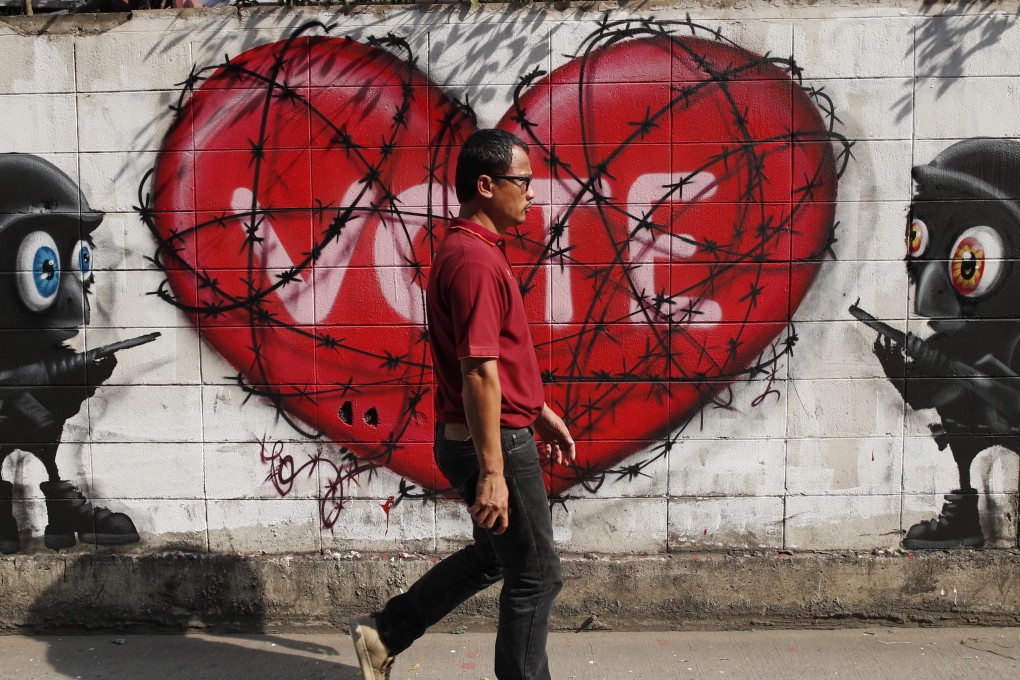 The uncertainty over the election date prompted small demonstrations in Bangkok this month. Photo: EPA