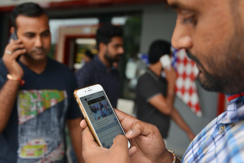 Facebook is to roll out its new fake news policies in India, which goes to the polls in April and May. Photo: AFP