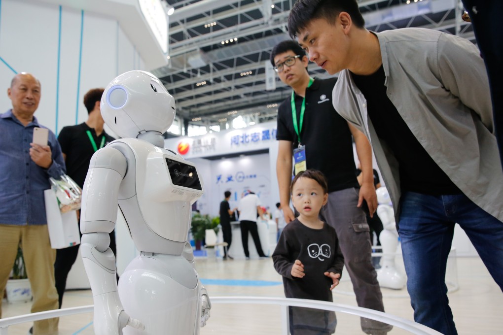 Robotics is one of the sectors that saw production fall. Photo: Xinhua