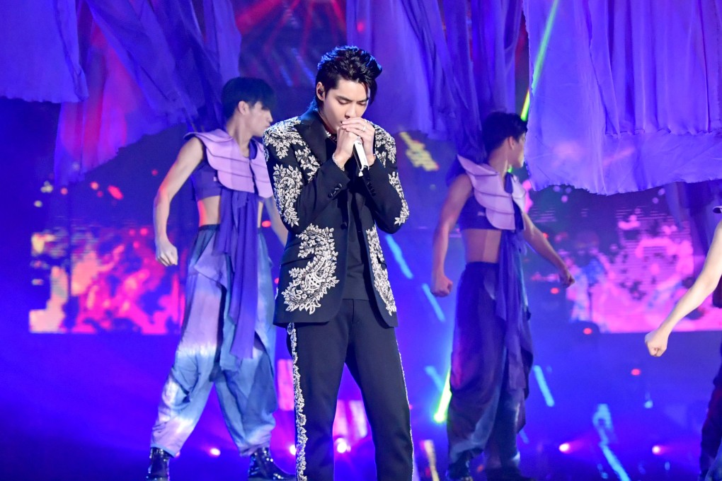 Kris Wu steals the show in Alexander McQueen.