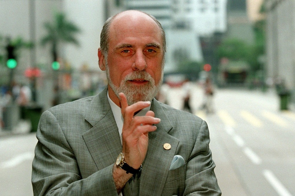 Vint Cerf is one of the ‘fathers’ of the internet, having helped in its design from the 1970s on. Photo: Wan Kam-yan
