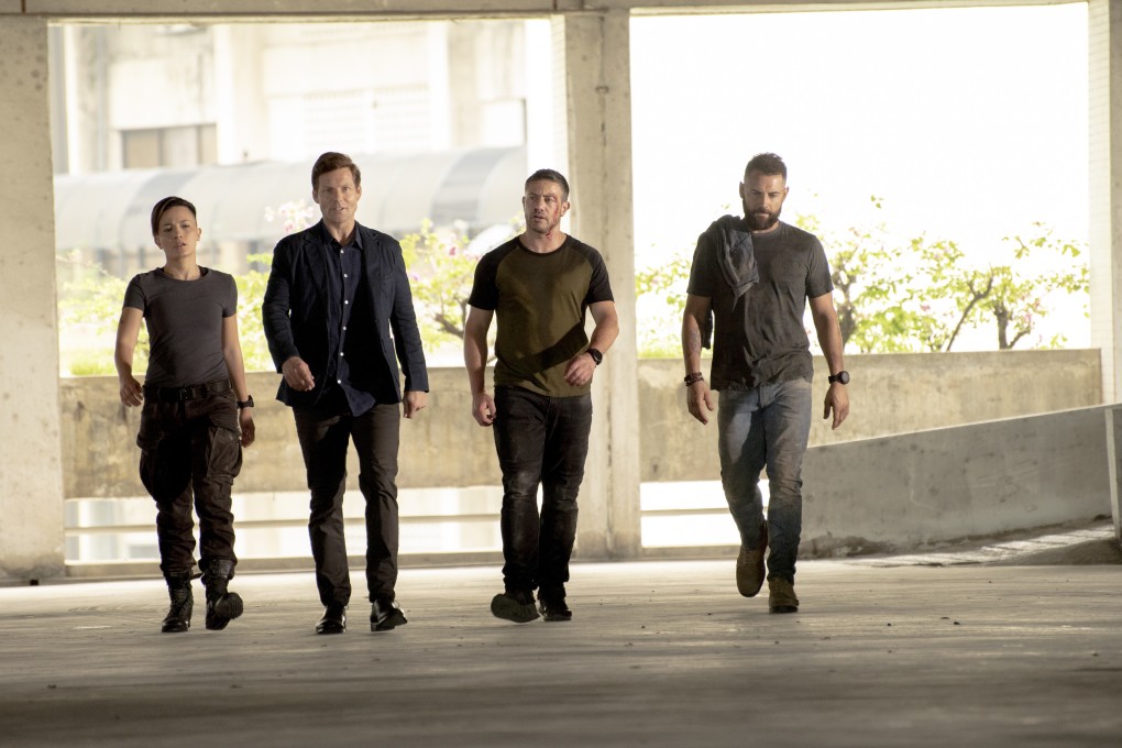 Members of the elite counterterrorism unit Section 20, in a scene from HBO’s Strike Back.
