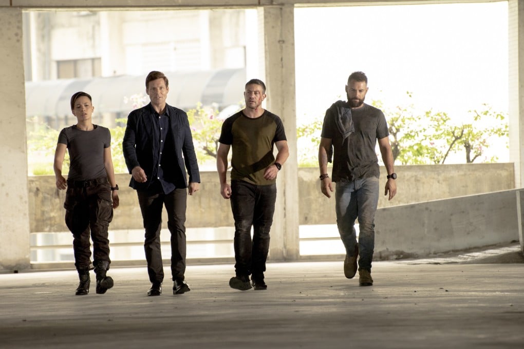 Members of the elite counterterrorism unit Section 20, in a scene from HBO’s Strike Back.