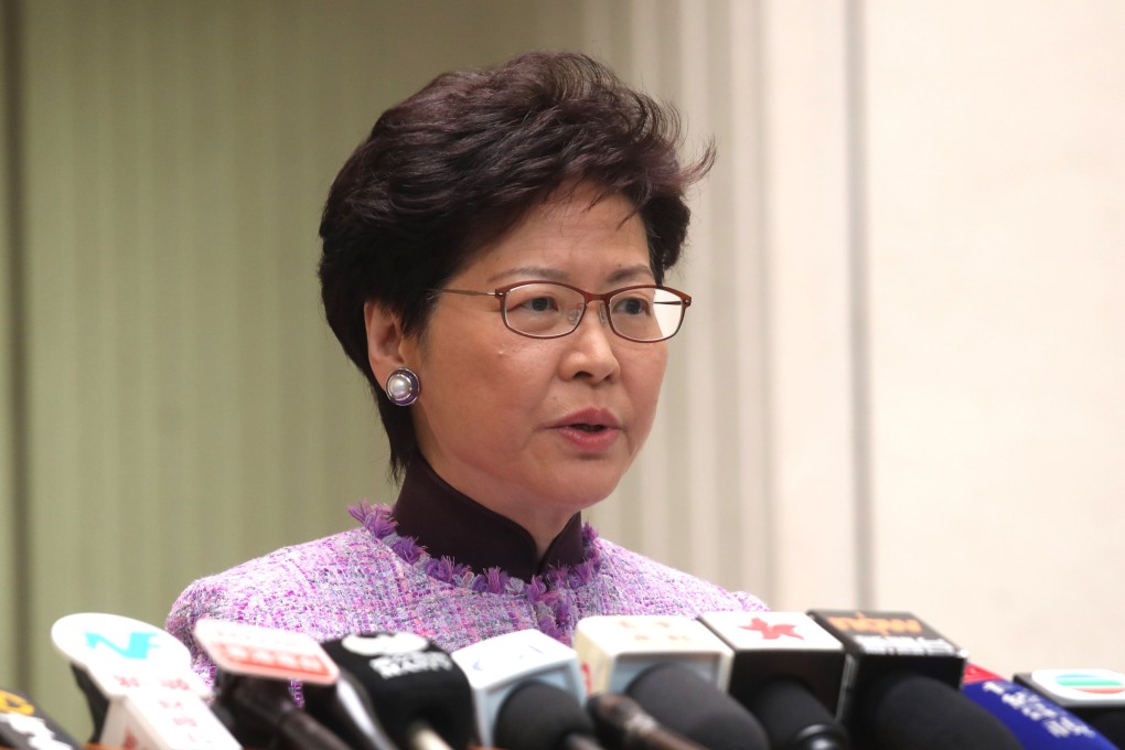 Chief Executive Carrie Lam. Photo: Xiaomei Chen