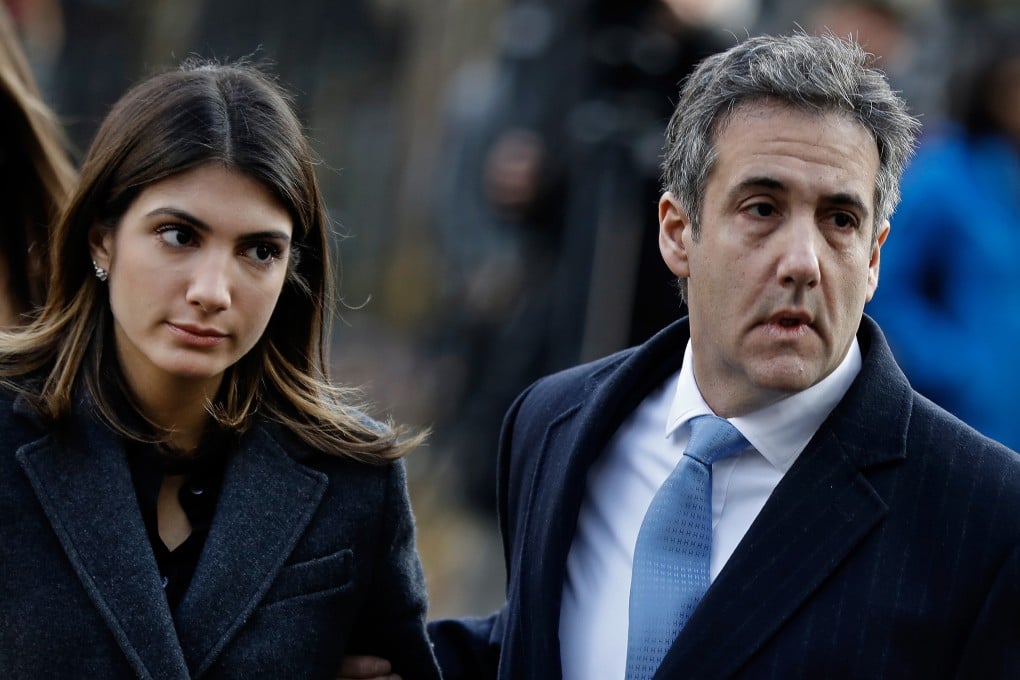 Michael Cohen, former personal lawyer to US President Donald Trump, arrives at federal court with his daughter Samantha Cohen, in New York on December 12. Photo: Bloomberg
