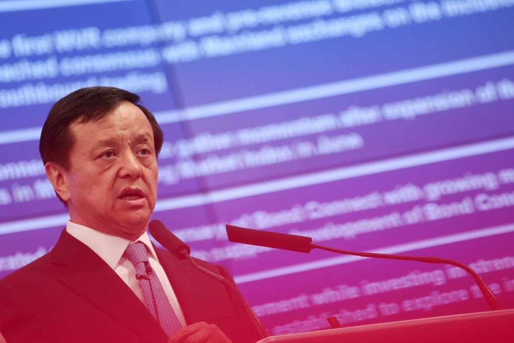 Charles Li Xiaojia, CEO of Hong Kong Exchanges and Clearing (HKEX). Photo: SCMP/Jonathan Wong