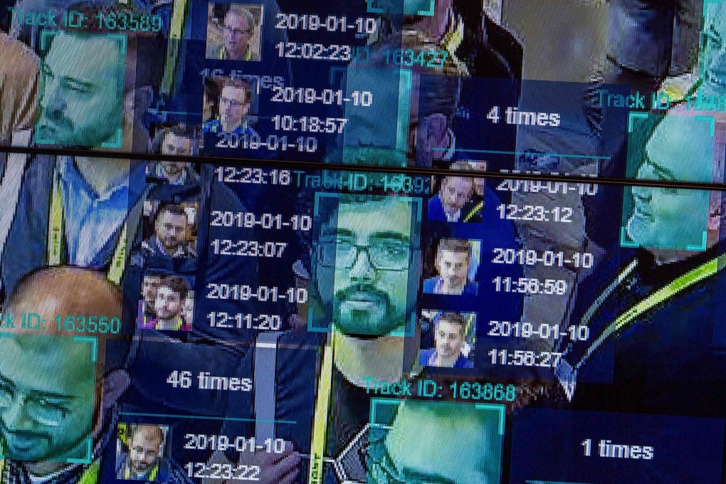 A live demonstration uses artificial intelligence and facial recognition in dense crowd spatial-temporal technology at the Horizon Robotics exhibit at the Las Vegas Convention Center during CES 2019 in Las Vegas on January 10, 2019. (Photo by DAVID MCNEW / AFP)