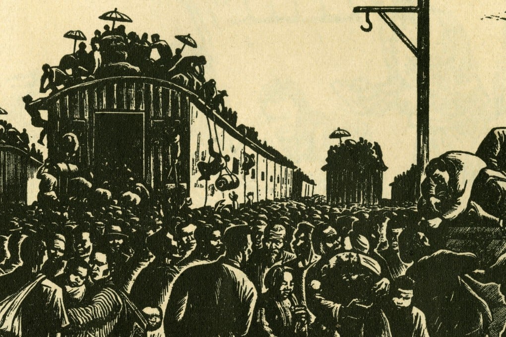 An image of woodcuts of war-time China 1937-1945. Picture: Leemage